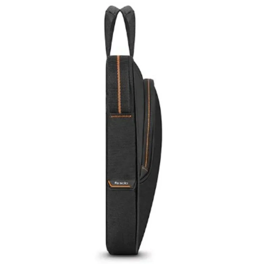 SOLO Slim Brief Laptop/Notebook Shoulder Bag Briefcase